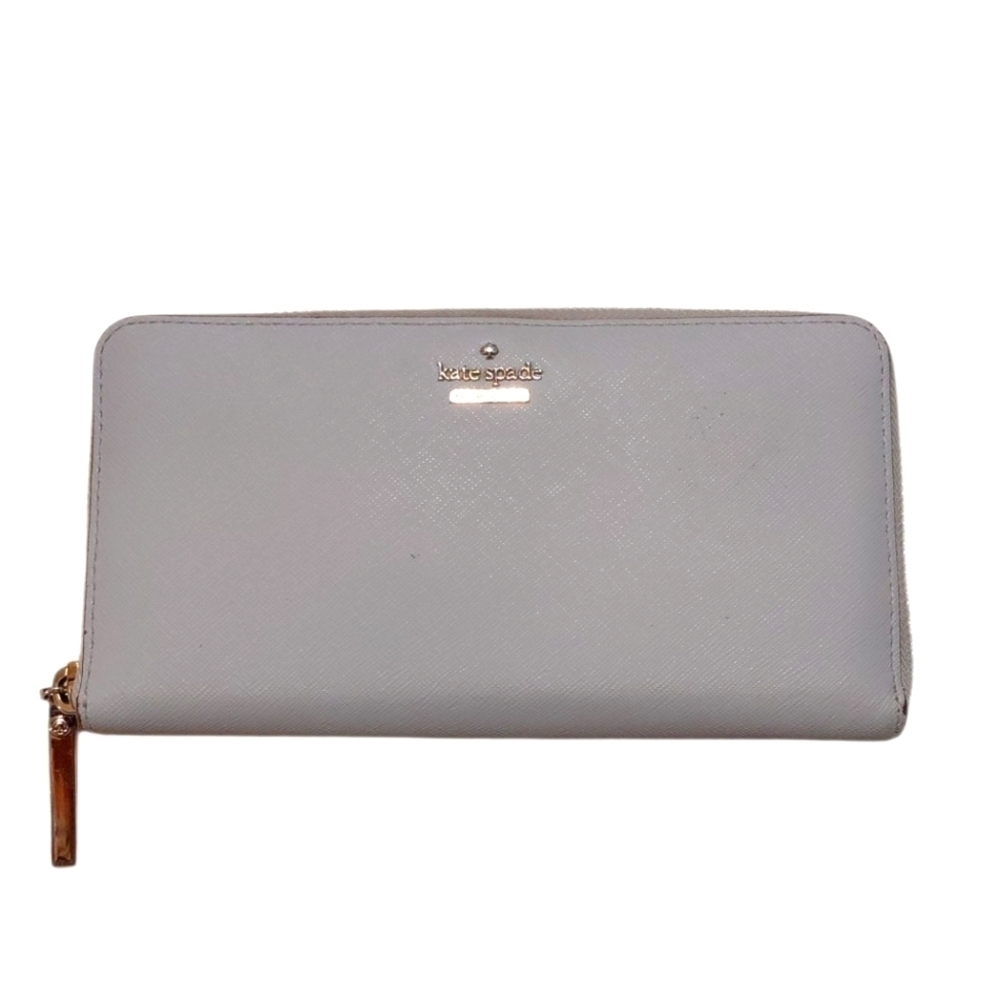 Kate Spade Light Blue Leather Wallet